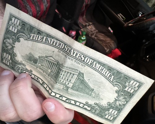 1995 $10 Bill United States - Picture 2 of 2
