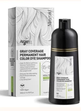 Mayraki, ￼Gray Coverage Permanent Hair Color Dye Shampoo  color 05 light brown