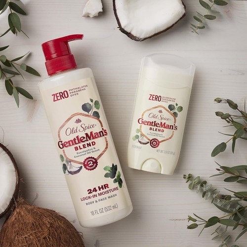 Old Spice Men's Body Wash GentleMan's Blend Eucalyptus ( Pack of 4) - Picture 7 of 8