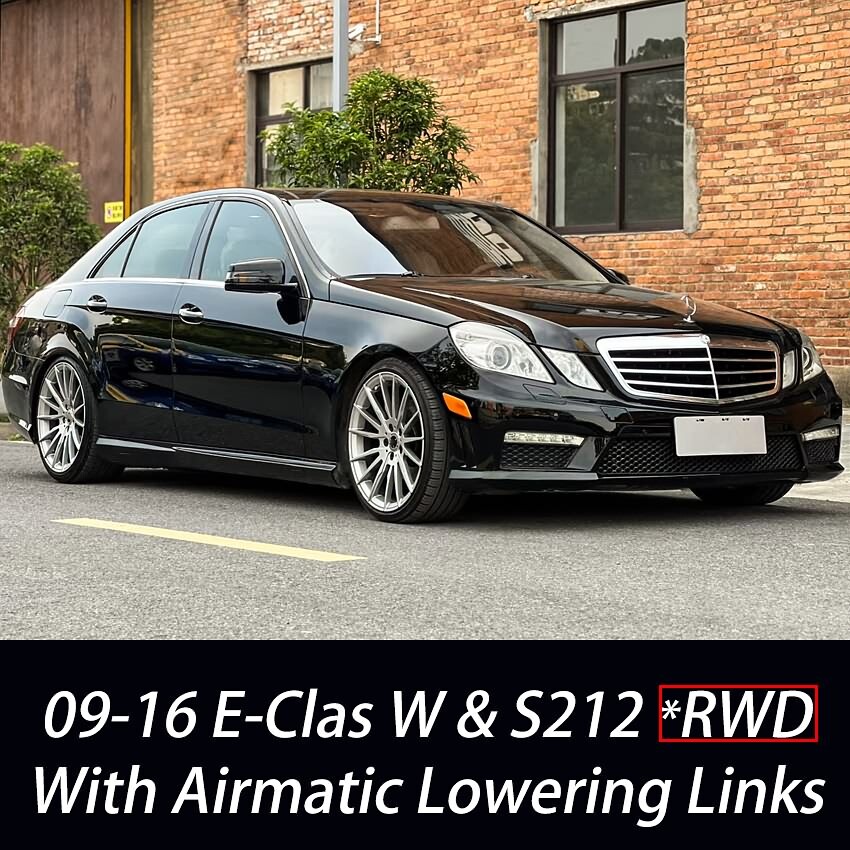 For 10-16 MERCEDES BENZ E ADJUSTABLE LOWERING LINKS AIR SUSPENSION