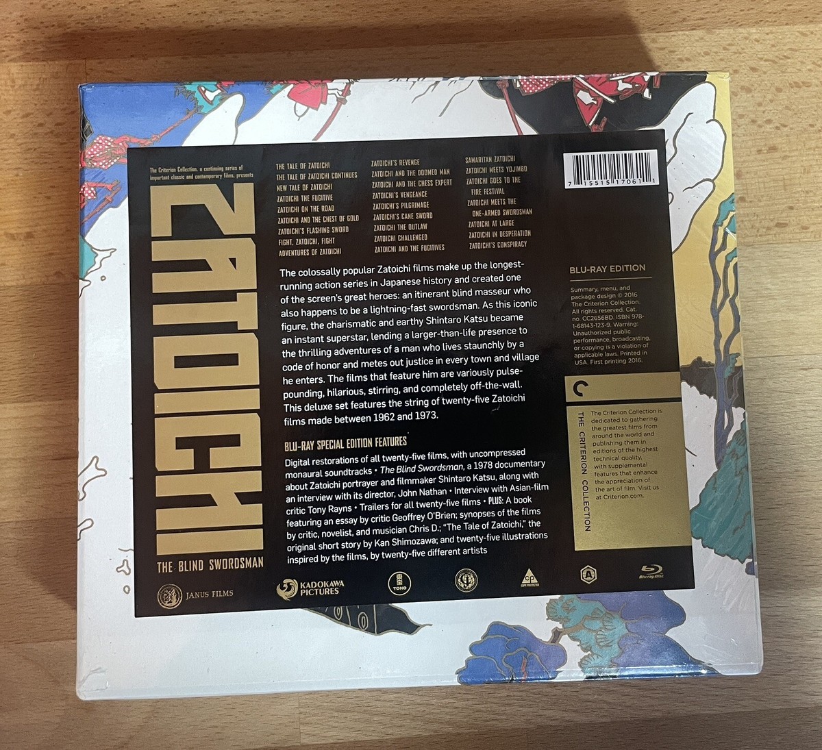 Zatoichi: The Blind Swordsman (Blu-ray Disc, 2016, 9-Disc