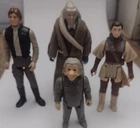 Star Wars Vintage Loose Action Figures lot of 4 Leia Boushh Bib Fortuna Ugnaught