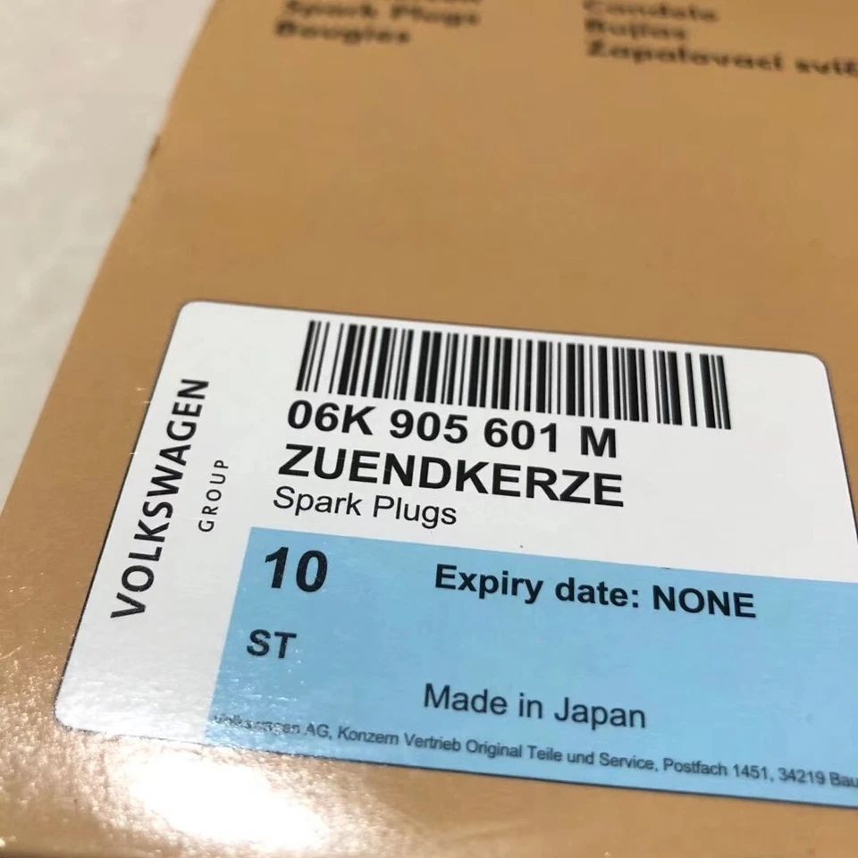 06K905601M 8X Bujías OEM para Audi S6 S7 A8 S8 RS6 RS7 4.0T RS3 TTRS 2.5T Foto 3 de 4