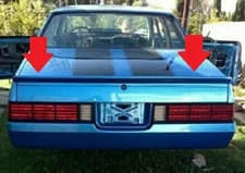 1978 - 1983 CHEVORLET MALIBU TRUNK SPOILER WING LIP WIND DEFLECTOR CHEVY CLASSIC