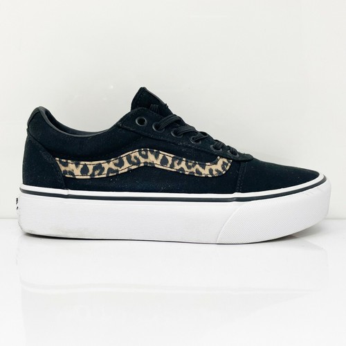 womens black vans 7.5