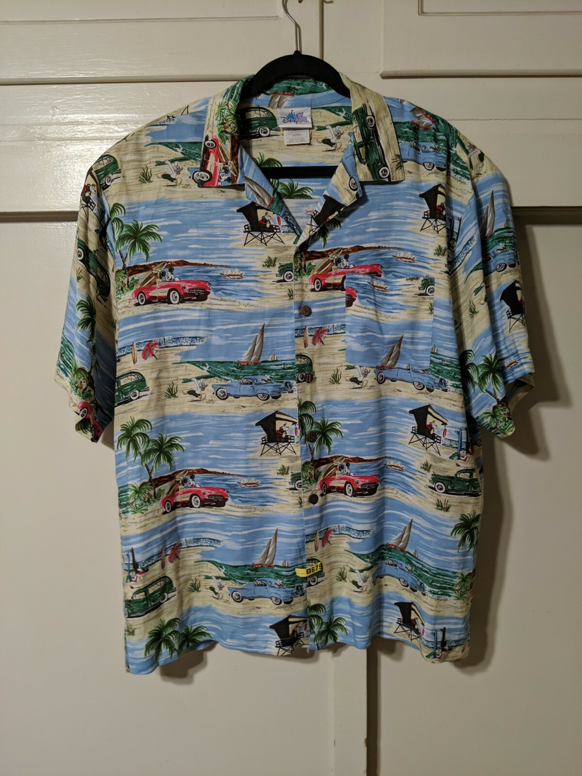 Disneyland Resort Hawaiian Aloha Shirt 