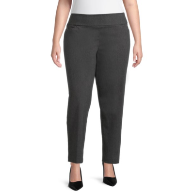 Terra & Sky Women's Plus Size Straight Millennium Pull On Pant, Regular,  Petite | eBay