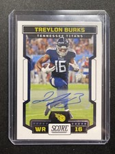 2023 Panini Score Football Treylon Burks Auto