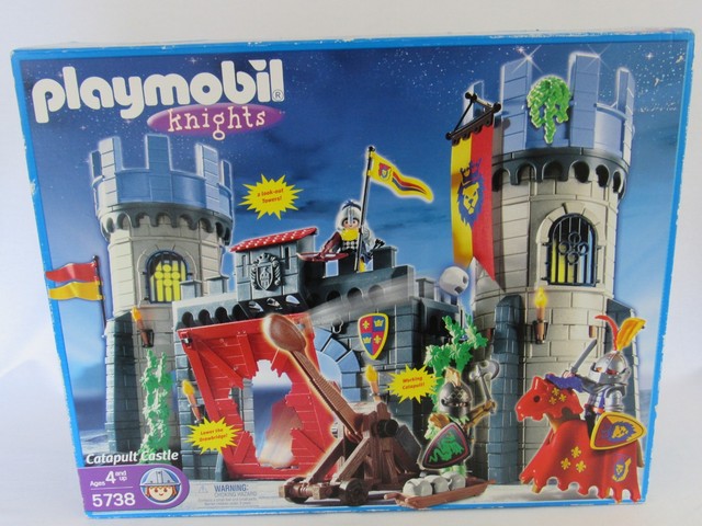 playmobil knights catapult