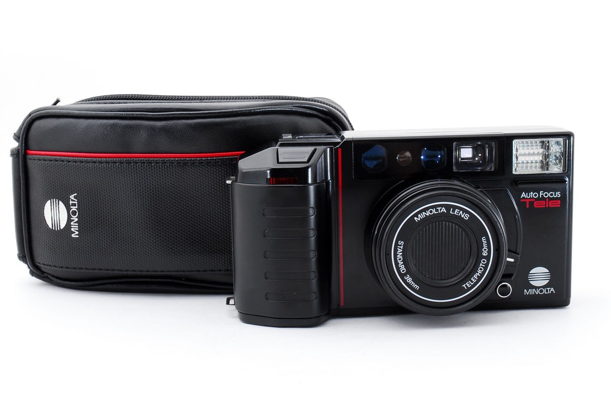 For repair] Minolta AF-Tele Quartz Date Point & Shoot Film Camera