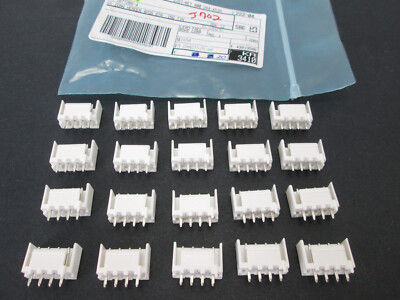 Lot of 20 New NOS TE Connectivity AMP Connectors Header Through Hole 4 Position