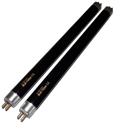 UVBrite® 2 x BLB-T5/6W Watt Blacklight Bulb for Safescan 45 UV Bank Note Checker