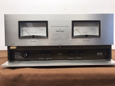 Denon Vintage Stereo Power Amplifier Model POA-1003 | eBay