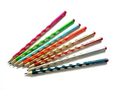 2 x Stabilo EASYgraph S Schmaler Bleistift für Schreibanfänger f. Rechtshänder
