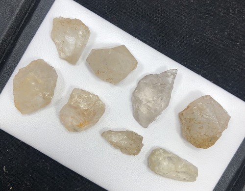 110 Carat Faceted Rough Quality Natural Topaz From Katlang Pak Loose Gemstone - Picture 21 of 24