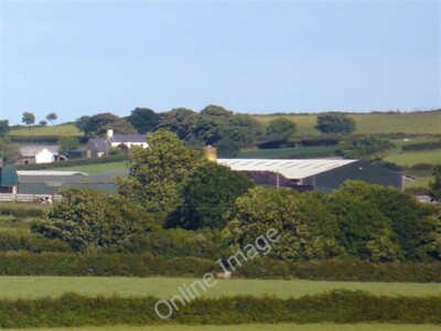 Photo 6x4 Two Pools Red Roses Looking towards West Pool farm buildings, w c2009