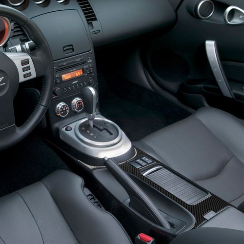 For Nissan 350Z 2006-2009 Carbon Fiber Interior Gear Shift Panel ...