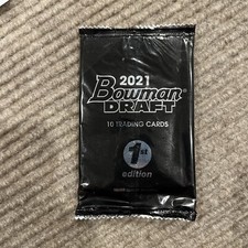 2021 Bowman Draft 1st First Edition Baseball Hobby Pack - New, Factory Sealed
