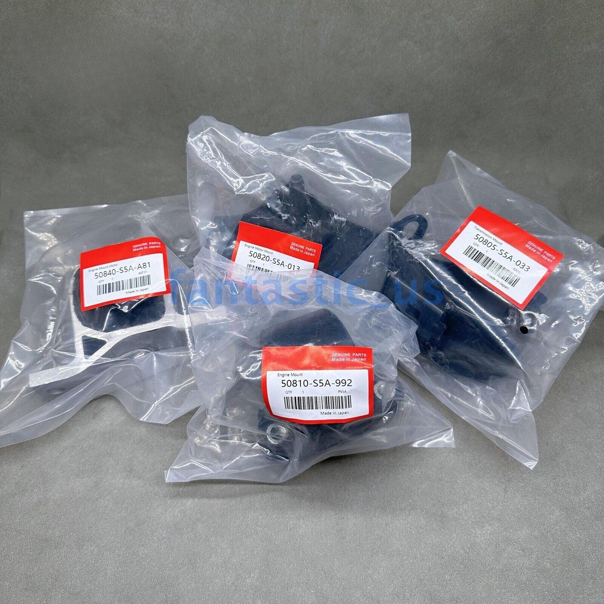 OEM! 4PCS Motor Mount For 01-05 Honda Civic 1.7L w/ Auto Trans