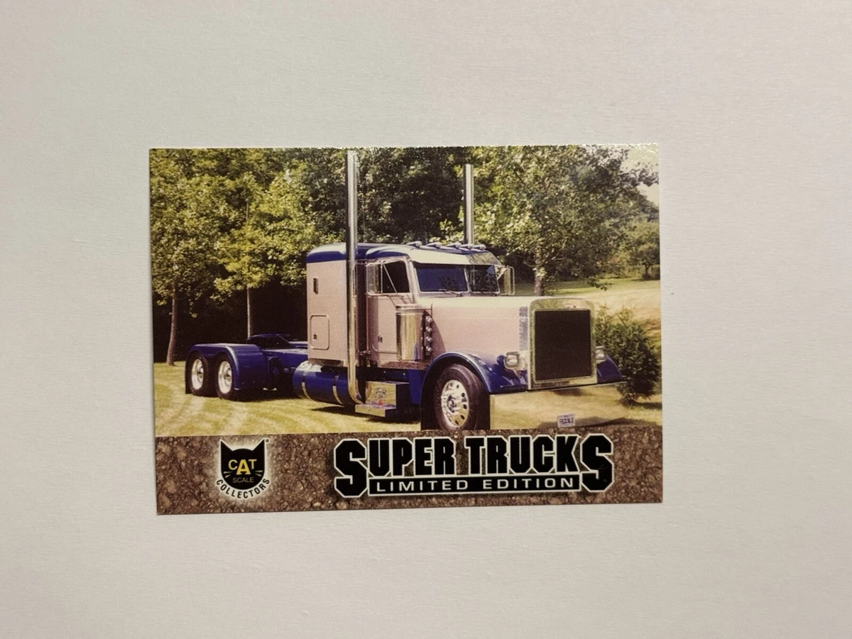 super trucks limited edition cards value CAT Scale Super Trucks Limited Edition Collector Cards