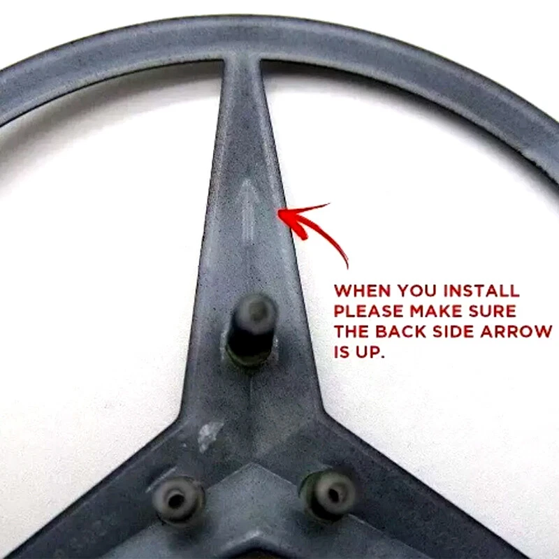 Insignia tapa maletero trasero emblema estrella negro brillante para W218 MB AMG CLS63 CLS550 Foto 4 de 4