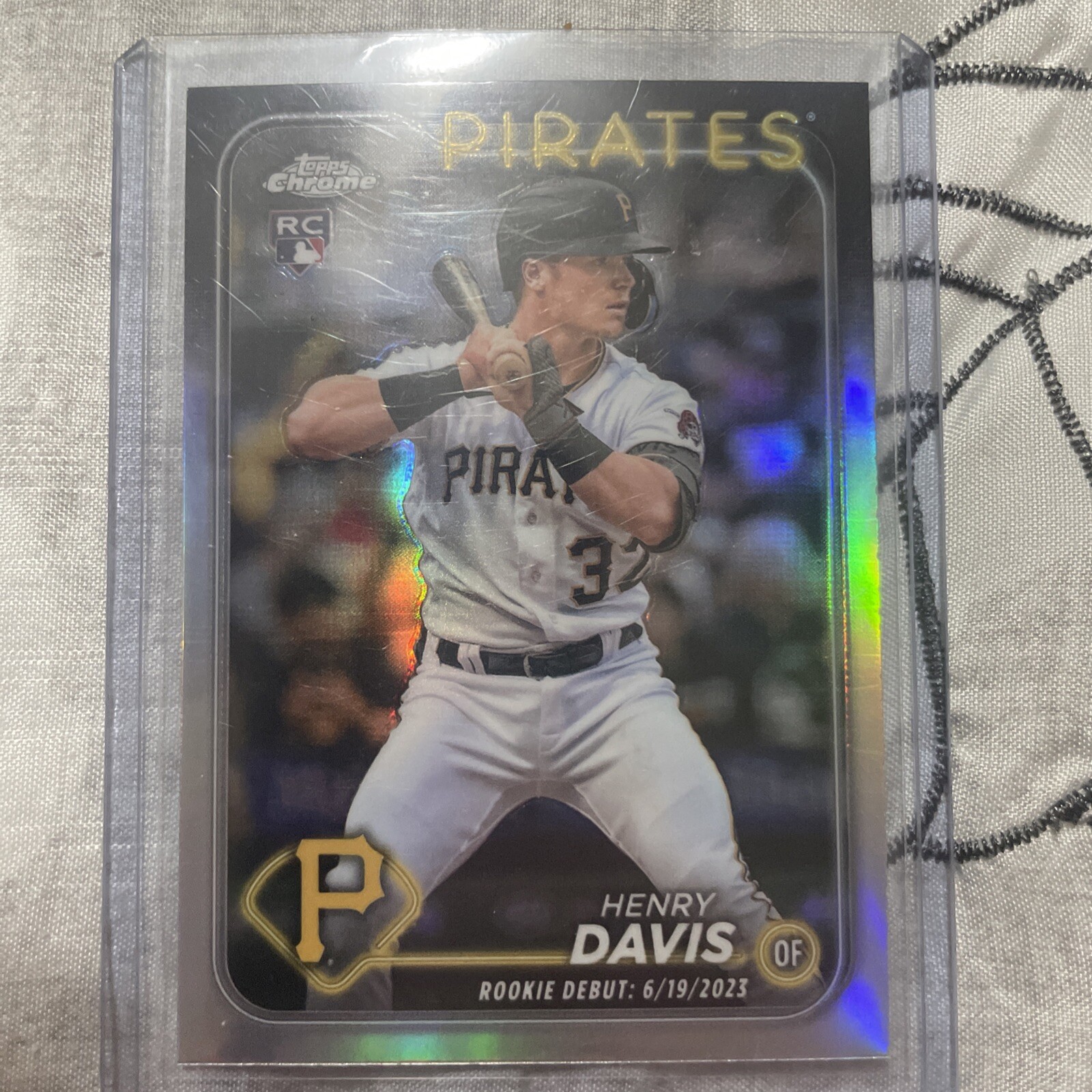 2024 Topps Chrome Update-Rookie Debut Prism Refractor #USC128 Henry Davis (RC)