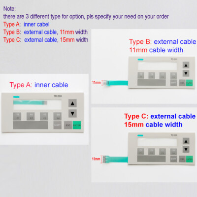 Fit for SIMATIC S7 TD 200 6ES7272-0AA00-0YA0 TD200 6ES7 272-0AA00-0YA0 Membrane