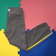 Zyia Active Size 4 Light N Luxe Hi Rise 7/8 Leggings Women’s Gray Neon Tape