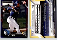 Fernando Perez 2016 Bowman Prospects Purple BP128 /250 Padres