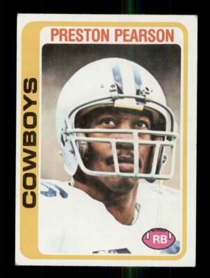 1978 TOPPS FOOTBALL #445 PRESTON PEARSON DALLAS COWBOYS