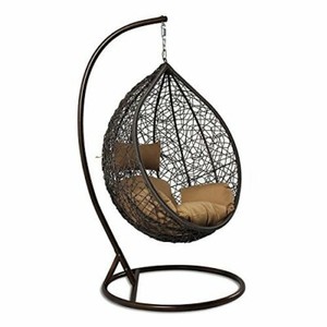 wicker rattan hanging egg chair