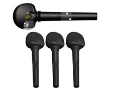 NEW IN BOX SET Wittner Finetune Tuning Pegs VIOLA Fine Tune 8.6 mm 4 Pack BLACK