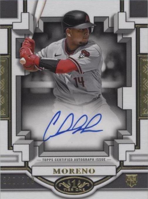 2023 Topps Tier One - Gabriel Moreno #BOA-GM2 - 1 of 1