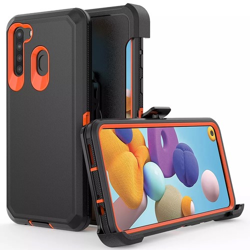 Pour Samsung Galaxy A21 Coque Coque Téléphone Résistante + Verre Trempé Ecran Vitre - Photo 22 sur 27