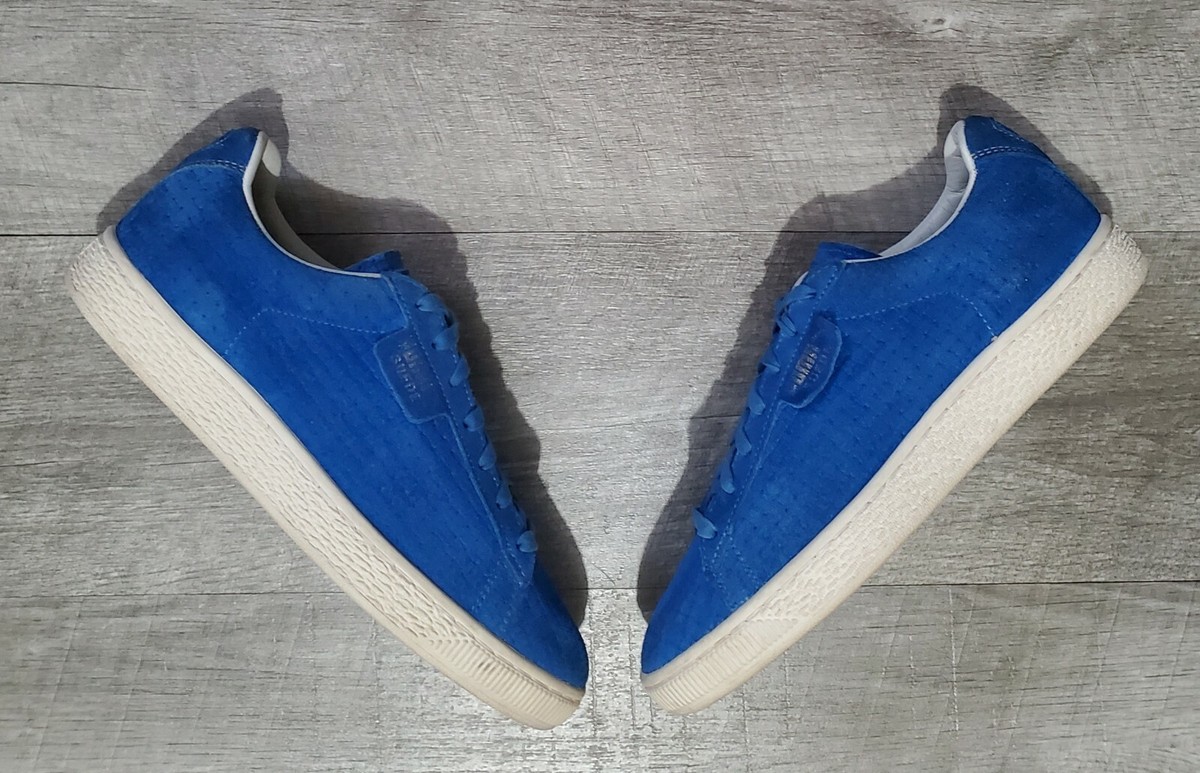 Puma Royal Blue MIJ Suede Shoe Sz 5.5 US 366609 Made in  display picture 3