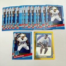 2021 Donruss Rashawn Slater  (20) #’d Rated Rookie 1/2231 Card Investor Lot Gold