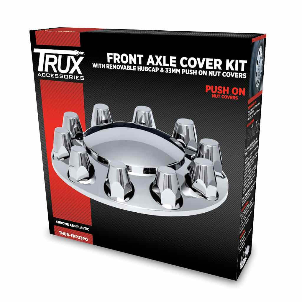 THUB-FRP33PO Front Axle Cover Kit with Removable Hubcap & 33mm