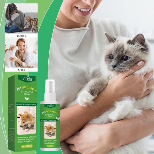 Pet Scratch Spray Stop Chewing Anti-Scratch Protector Bitterness Pet Trainging- - Imagen 3 de 12
