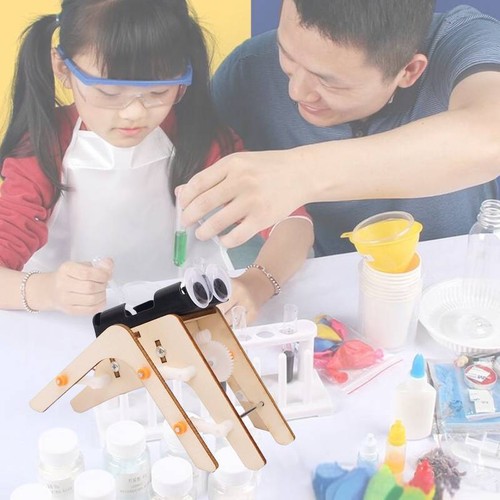 Creative Wooden Spider Bionic Robot Science Experiment Activity For ...