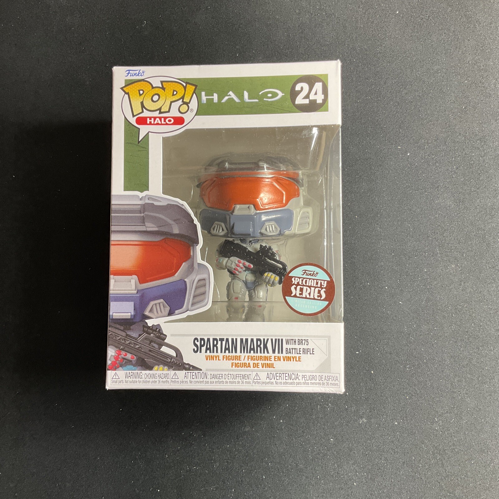Funko POP! HALO Infinite Spartan Mark VII with BR75 Battle Rifle