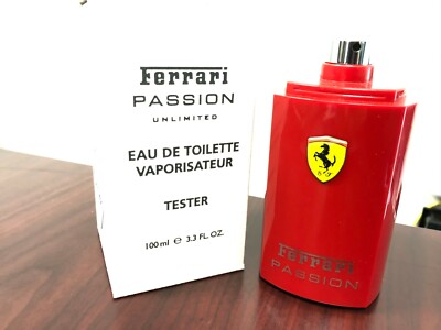 FERRARI PASSION UNLIMITED 3.3 FL oz / 100 ML Eau De Toilette Spray