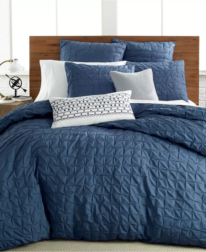 Indigo pillow shams sales