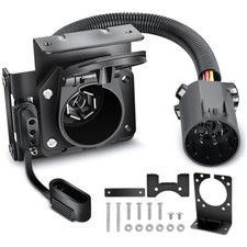 7 Way Trailer Wiring Harness 4 Way Flat Plug Kit For Chevy Silverado 1500 2500