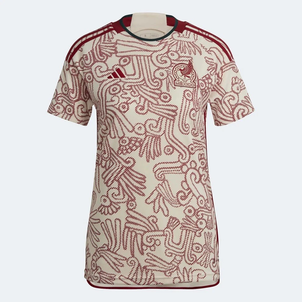 ADIDAS MEXICO WOMENS AWAY JERSEY 2023 PLAYERA VISITA PARA DAMA MEXICO  HE8856