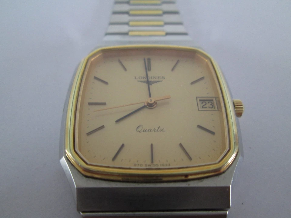 VINTAGE LONGINES MEN'S WRIST WATCH STAINLESS STEEL GOLD PLATED 970-1633 SPARES - Image 2 of 4