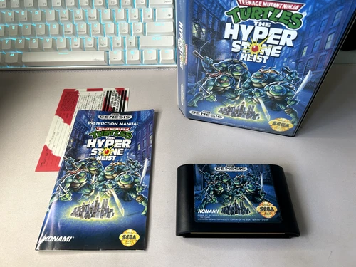 Teenage Mutant Ninja Turtles The Hyperstone Heist - Sega Genesis - Complete CIB