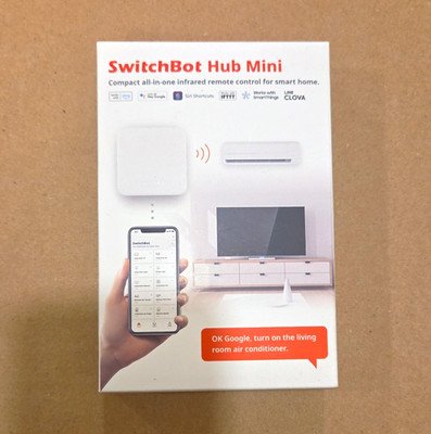 SwitchBot Hub Mini Wireless IR Smart Home Hub Wi Fi Bluetooth Alexa/Google