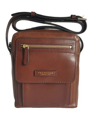Umhängetasche Handtasche The Bridge 453122Ag Herren Leder Braun