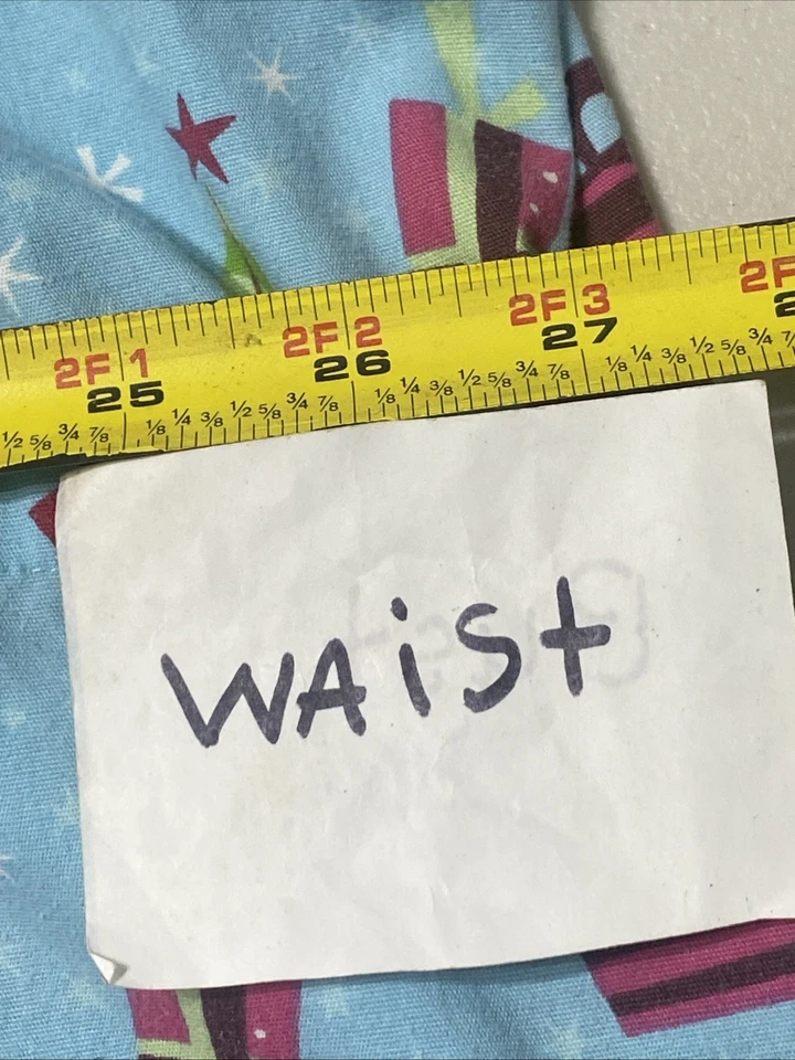 Melrose by May-Hill Uniforms SZ Unisex 3XL Christmas Tree Scrub Top V-Neck - Image 4 of 4