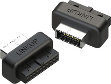 USB-C Front Panel Adapter 3.0/3.1 IDC20 19-Pin Header to USB-C 2-Pack